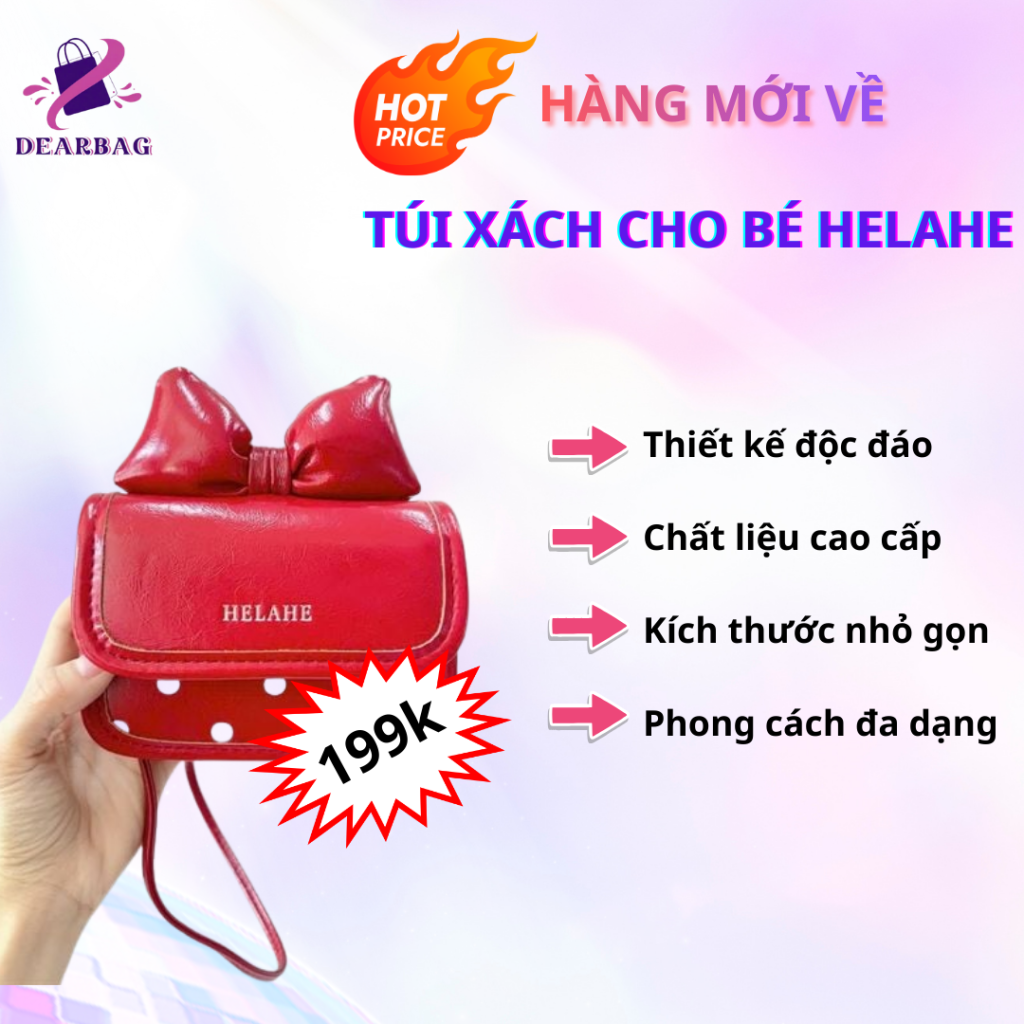 Túi đeo chéo HELAHE cho nữ hoặc em bé